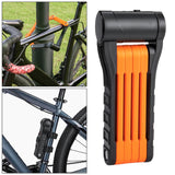 Maxbell Folding Cycling Lock Key Lock Devices Safety Lock Portable for Scooter Orange
