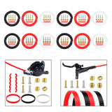 Maxbell MTB Bike Hydraulic Disc Brake Hose Kit Repair Tools Oil Tube Pipe Universal BH59 Black