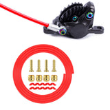 Maxbell MTB Bike Hydraulic Disc Brake Hose Kit Repair Tools Oil Tube Pipe Universal BH59 Red