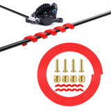 Maxbell MTB Bike Hydraulic Disc Brake Hose Kit Repair Tools Oil Tube Pipe Universal BH59 Red