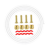 Maxbell MTB Bike Hydraulic Disc Brake Hose Kit Repair Tools Oil Tube Pipe Universal BH59 White