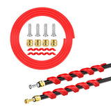 Maxbell MTB Bike Hydraulic Disc Brake Hose Kit Repair Tools Oil Tube Pipe Universal BH90 Red