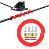 Maxbell MTB Bike Hydraulic Disc Brake Hose Kit Repair Tools Oil Tube Pipe Universal BH90 Red