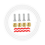 Maxbell MTB Bike Hydraulic Disc Brake Hose Kit Repair Tools Oil Tube Pipe Universal BH90 White