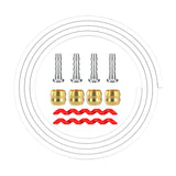 Maxbell MTB Bike Hydraulic Disc Brake Hose Kit Repair Tools Oil Tube Pipe Universal BH90 White