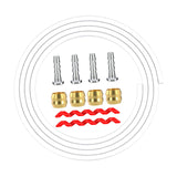 Maxbell MTB Bike Hydraulic Disc Brake Hose Kit Repair Tools Oil Tube Pipe Universal BH90 White