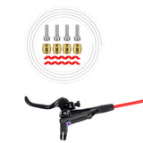 Maxbell MTB Bike Hydraulic Disc Brake Hose Kit Cycling Repairing Tools Universal White