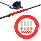 Maxbell MTB Bike Hydraulic Disc Brake Hose Kit Bicycle Brake Hose for Magura Red