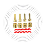 Maxbell MTB Bike Hydraulic Disc Brake Hose Kit Bicycle Brake Hose for Magura White