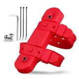 Maxbell Mountain Bike Kettle Mount Adaptor Bicycle Water Bottle Cage Strap Red
