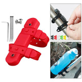 Maxbell Mountain Bike Kettle Mount Adaptor Bicycle Water Bottle Cage Strap Red