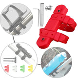 Maxbell Mountain Bike Kettle Mount Adaptor Bicycle Water Bottle Cage Strap Red
