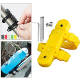 Maxbell Mountain Bike Kettle Mount Adaptor Bicycle Water Bottle Cage Strap Yellow