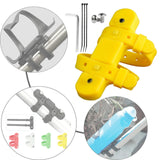 Maxbell Mountain Bike Kettle Mount Adaptor Bicycle Water Bottle Cage Strap Yellow