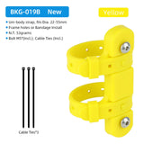Maxbell Mountain Bike Kettle Mount Adaptor Bicycle Water Bottle Cage Strap Yellow