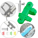 Maxbell Mountain Bike Kettle Mount Adaptor Bicycle Water Bottle Cage Strap Green