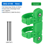 Maxbell Mountain Bike Kettle Mount Adaptor Bicycle Water Bottle Cage Strap Green