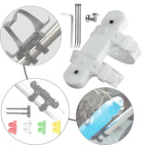 Maxbell Mountain Bike Kettle Mount Adaptor Bicycle Water Bottle Cage Strap White