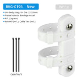 Maxbell Mountain Bike Kettle Mount Adaptor Bicycle Water Bottle Cage Strap White