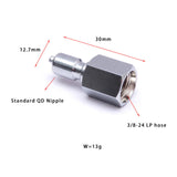 Maxbell Scuba Diving Regulator Adapter 8/3-24 Female Quick Disconnect 1ST Stage