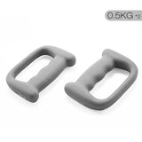 Maxbell 2Pcs Dumbbells Single Weights Cast Iron Strength Training for Walking 0.5kg