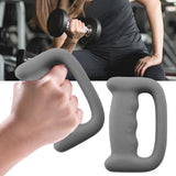 Maxbell 2Pcs Dumbbells Single Weights Cast Iron Strength Training for Walking 0.5kg
