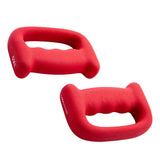 Maxbell 2Pcs Dumbbells Single Weights Cast Iron Strength Training for Walking 1kg