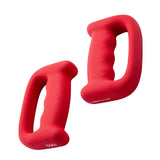 Maxbell 2Pcs Dumbbells Single Weights Cast Iron Strength Training for Walking 1kg