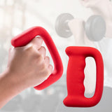 Maxbell 2Pcs Dumbbells Single Weights Cast Iron Strength Training for Walking 1kg