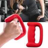 Maxbell 2Pcs Dumbbells Single Weights Cast Iron Strength Training for Walking 1kg