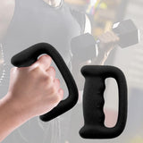 Maxbell 2Pcs Dumbbells Single Weights Cast Iron Strength Training for Walking 1.5kg
