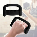 Maxbell 2Pcs Dumbbells Single Weights Cast Iron Strength Training for Walking 1.5kg