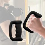 Maxbell 2Pcs Dumbbells Single Weights Cast Iron Strength Training for Walking 1.5kg