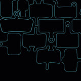 Maxbell Bike Bicycle Disc Brake Pads Mountain Bike No Skid for Shimano Deore Tektro