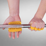 Maxbell Universal Weight Lifting Hand Guard Gloves Comfort Non Slip for Riding Yellow M