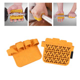 Maxbell Universal Weight Lifting Hand Guard Gloves Comfort Non Slip for Riding Yellow M