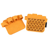 Maxbell Universal Weight Lifting Hand Guard Gloves Comfort Non Slip for Riding Yellow L