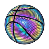 Maxbell PU Glowing Basketball Training Equipment Glow in The Dark for Girls Boys Style A