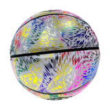 Maxbell PU Glowing Basketball Training Equipment Glow in The Dark for Girls Boys Style D