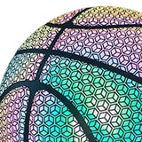 Maxbell PU Glowing Basketball Training Equipment Glow in The Dark for Girls Boys Style G