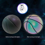 Maxbell PU Glowing Basketball Training Equipment Glow in The Dark for Girls Boys Style G