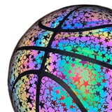 Maxbell PU Glowing Basketball Training Equipment Glow in The Dark for Girls Boys Style I