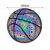 Maxbell PU Glowing Basketball Training Equipment Glow in The Dark for Girls Boys Style I