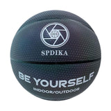 Maxbell Luminous Basketball Size 7 Holographic Glowing Basket Ball for Match Teens Colorful Black Tire