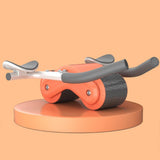 Maxbell Ab Roller Wheel with Elbow Support Ab Machine for Fitness, Exercise Home Gym Orange