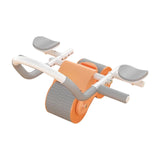 Maxbell Ab Rollers Wheel Workout Equipment Automatic Return for Waist Leg Exercise orange