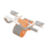 Maxbell Ab Rollers Wheel Workout Equipment Automatic Return for Waist Leg Exercise orange