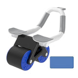Maxbell Ab Exercisers Abdominal Trainers Automatic Return Abdominal Roller Wheel Blue