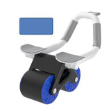 Maxbell Ab Exercisers Abdominal Trainers Automatic Return Abdominal Roller Wheel Blue