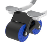 Maxbell Ab Exercisers Abdominal Trainers Automatic Return Abdominal Roller Wheel Blue